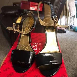 Brand new Guess strap heels.